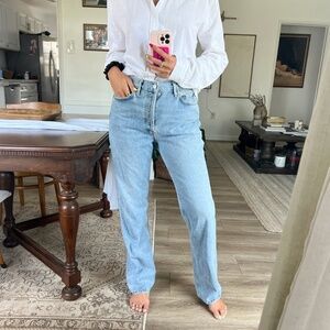 Agolde Lana Straight Leg Denim Jean